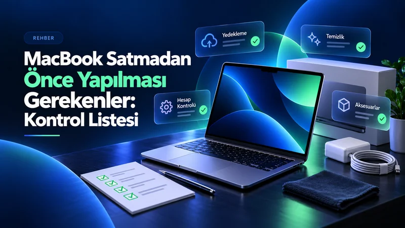 MacBook Satmadan Önce Yapılması Gerekenler: 10 Adımlık Kontrol Listesi