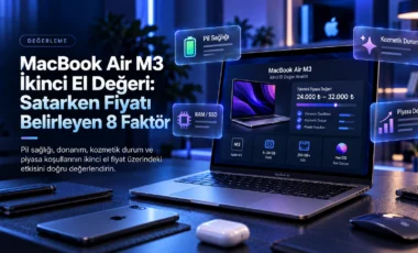 MacBook Air M3 ikinci el değeri ve satış fiyatını etkileyen 8 faktör