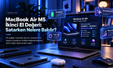 MacBook Air M5 ikinci el değeri ve satış fiyatını etkileyen faktörler