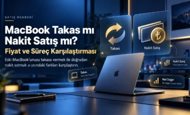 MacBook takas ve nakit satış karşılaştırması, ikinci el MacBook fiyat seçenekleri